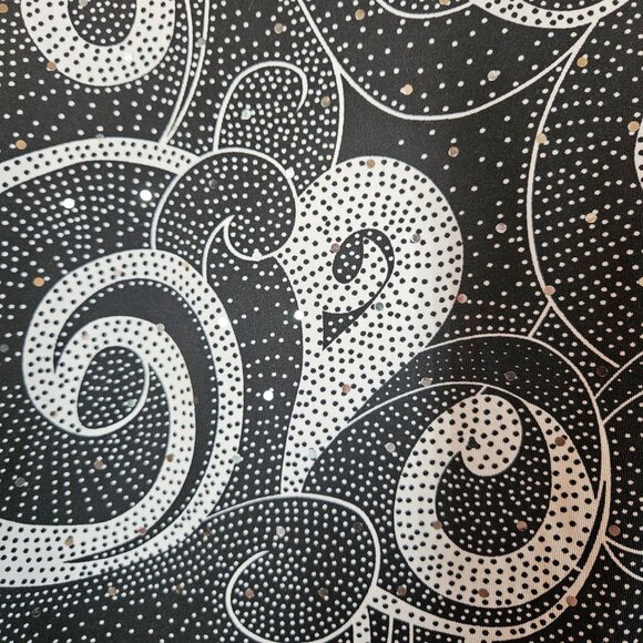 Russell Kemp Sparkly Swirl Pattern Top 3/4 Sleeve V-Neck Womens 2X career casual - Picture 8 of 11